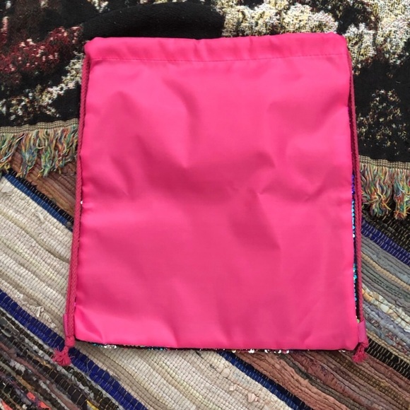 Jojo Siwa Sequin Drawstring Backpack - Picture 4 of 6